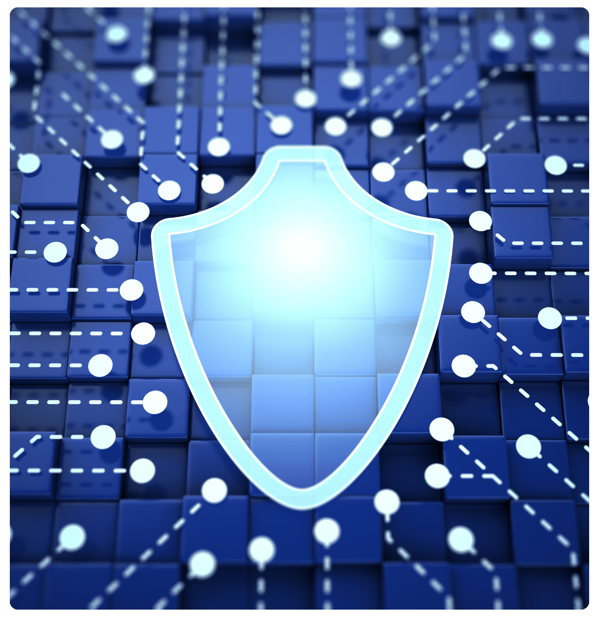 Cyber shield background