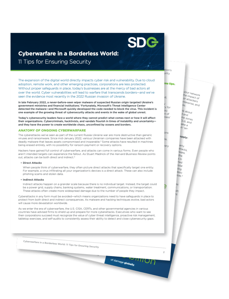 Cyberwarfare in a Borderless World