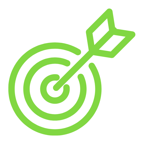 Target and arrow icon