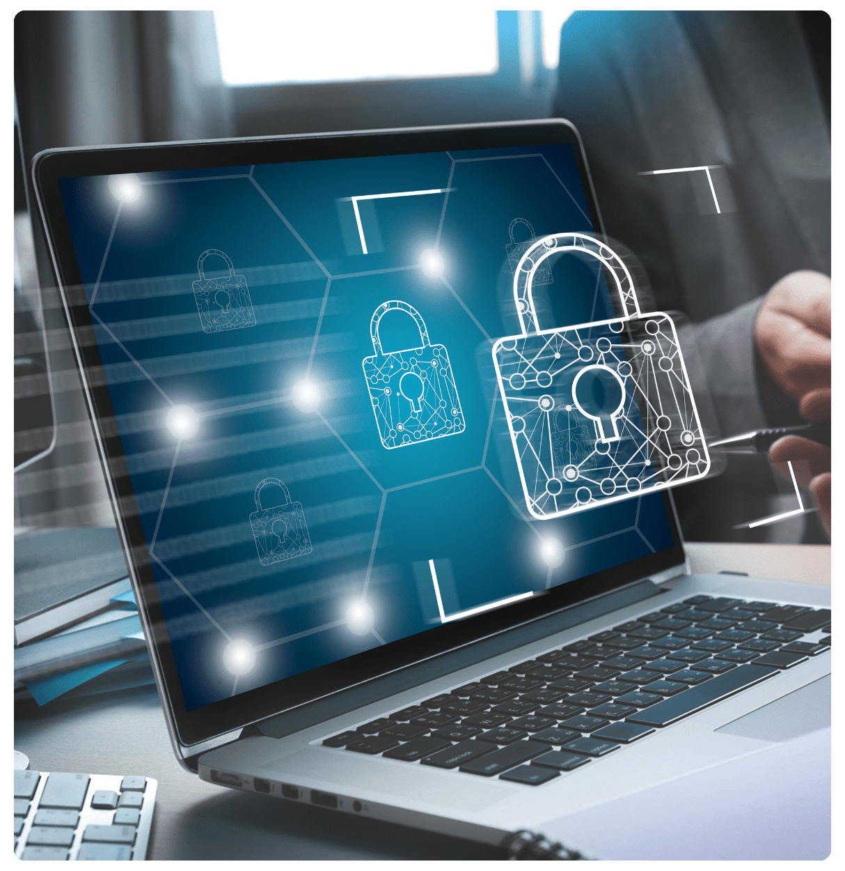 Tech security lock concept